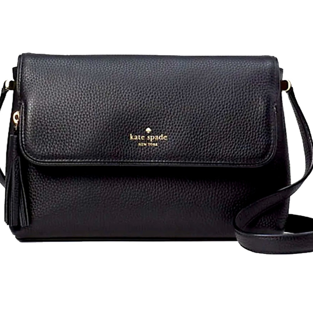 Kate Spade Chester Street Miri crossbody in black leather - brand new with tags